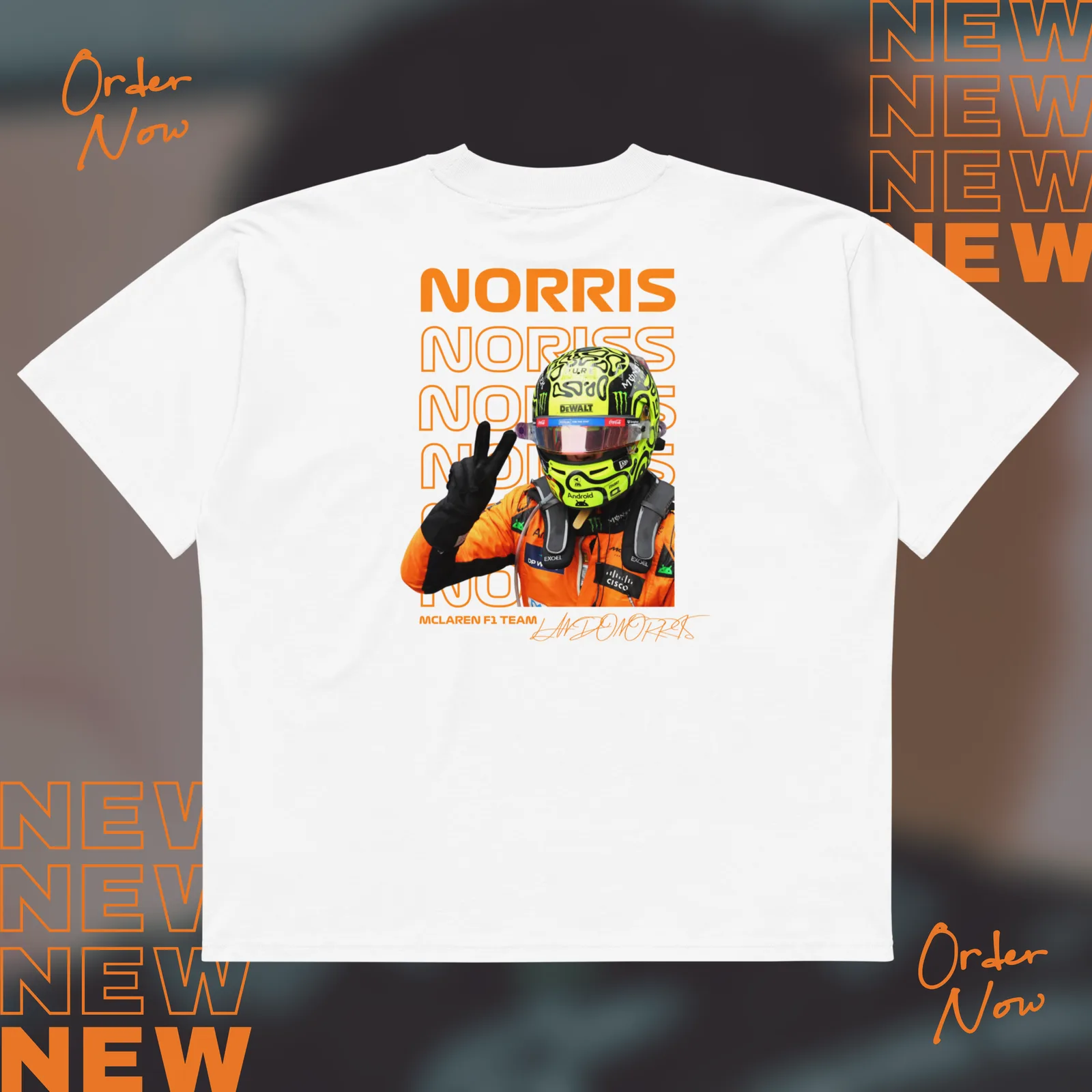 Lando Norris Tee, back view